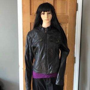 XOXO Faux Leather Jacket